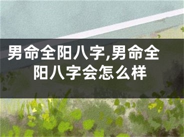男命全阳八字,男命全阳八字会怎么样