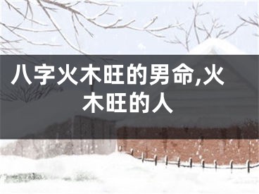 八字火木旺的男命,火木旺的人