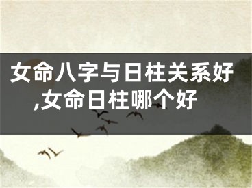 女命八字与日柱关系好,女命日柱哪个好