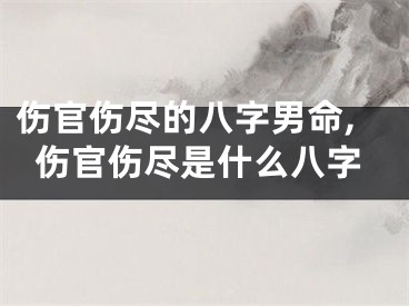 伤官伤尽的八字男命,伤官伤尽是什么八字