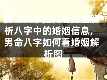 男命八字如何看婚姻解析八字中的婚姻信息,男命八字如何看婚姻解析图