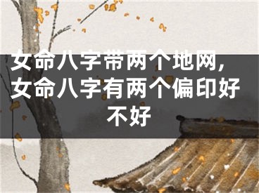 女命八字带两个地网,女命八字有两个偏印好不好