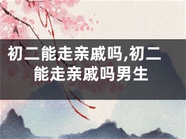 初二能走亲戚吗,初二能走亲戚吗男生