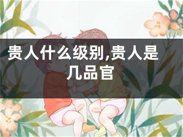 贵人什么级别,贵人是几品官