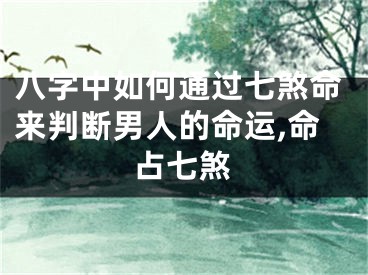 八字中如何通过七煞命来判断男人的命运,命占七煞
