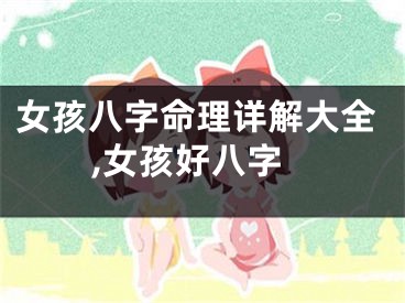 女孩八字命理详解大全,女孩好八字