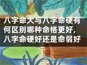 八字命大与八字命硬有何区别哪种命格更好,八字命硬好还是命弱好