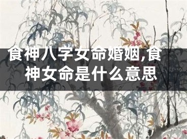 食神八字女命婚姻,食神女命是什么意思