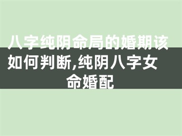 八字纯阴命局的婚期该如何判断,纯阴八字女命婚配