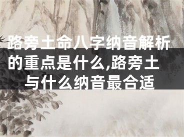 路旁土命八字纳音解析的重点是什么,路旁土与什么纳音最合适