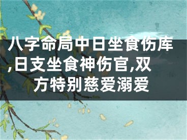 八字命局中日坐食伤库,日支坐食神伤官,双方特别慈爱溺爱