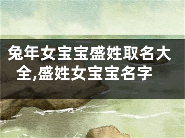 兔年女宝宝盛姓取名大全,盛姓女宝宝名字