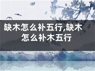 缺木怎么补五行,缺木怎么补木五行