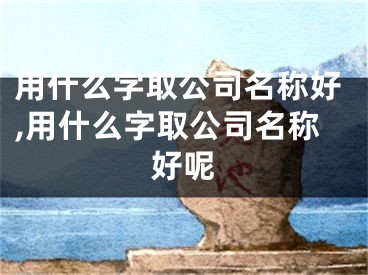 用什么字取公司名称好,用什么字取公司名称好呢