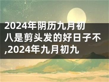 2024年阴历九月初八是剪头发的好日子不,2024年九月初九