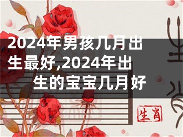 2024年男孩几月出生最好,2024年出生的宝宝几月好