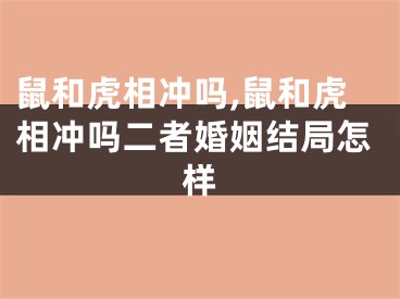鼠和虎相冲吗,鼠和虎相冲吗二者婚姻结局怎样