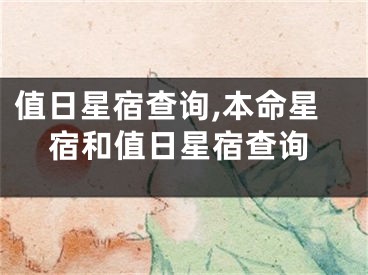 值日星宿查询,本命星宿和值日星宿查询