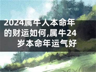 2024属牛人本命年的财运如何,属牛24岁本命年运气好