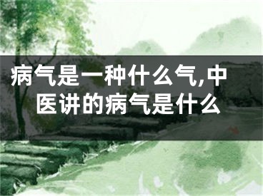 病气是一种什么气,中医讲的病气是什么