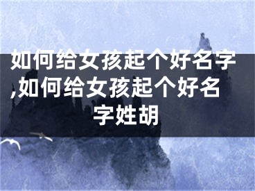 如何给女孩起个好名字,如何给女孩起个好名字姓胡