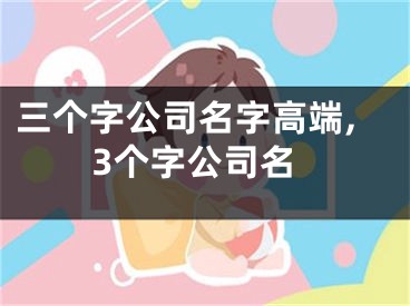 三个字公司名字高端,3个字公司名