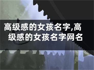 高级感的女孩名字,高级感的女孩名字网名