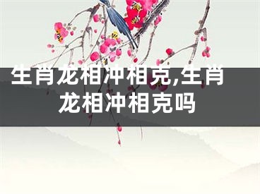 生肖龙相冲相克,生肖龙相冲相克吗