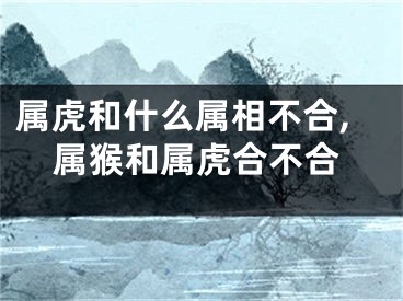 属虎和什么属相不合,属猴和属虎合不合