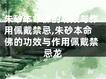 朱砂本命佛的功效与作用佩戴禁忌,朱砂本命佛的功效与作用佩戴禁忌龙