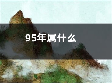 95年属什么