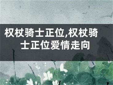 权杖骑士正位,权杖骑士正位爱情走向