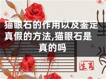 猫眼石的作用以及鉴定真假的方法,猫眼石是真的吗