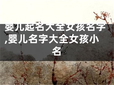 婴儿起名大全女孩名字,婴儿名字大全女孩小名