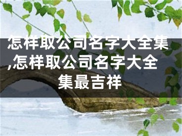 怎样取公司名字大全集,怎样取公司名字大全集最吉祥
