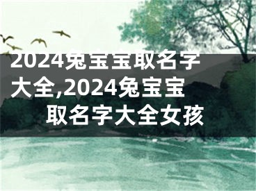 2024兔宝宝取名字大全,2024兔宝宝取名字大全女孩