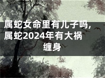 属蛇女命里有儿子吗,属蛇2024年有大祸缠身
