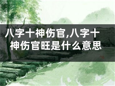 八字十神伤官,八字十神伤官旺是什么意思