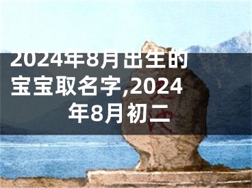 2024年8月出生的宝宝取名字,2024年8月初二