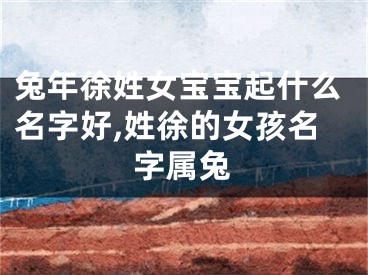 兔年徐姓女宝宝起什么名字好,姓徐的女孩名字属兔