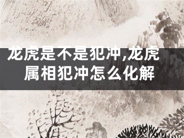 龙虎是不是犯冲,龙虎属相犯冲怎么化解
