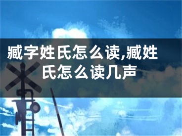 臧字姓氏怎么读,臧姓氏怎么读几声