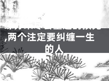 缘分未尽会重逢的预兆,两个注定要纠缠一生的人