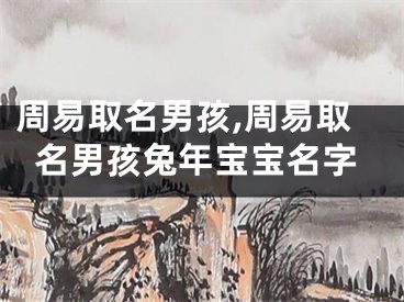 周易取名男孩,周易取名男孩兔年宝宝名字