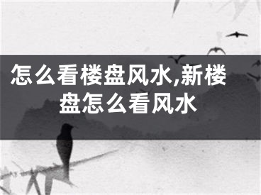 怎么看楼盘风水,新楼盘怎么看风水