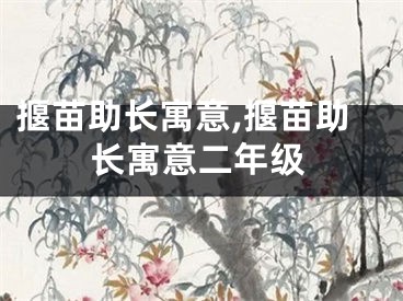 揠苗助长寓意,揠苗助长寓意二年级