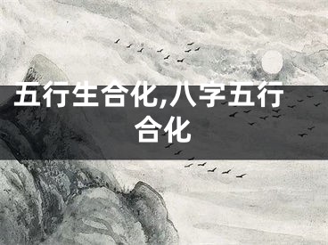 五行生合化,八字五行合化
