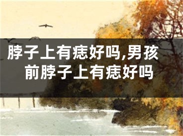 脖子上有痣好吗,男孩前脖子上有痣好吗
