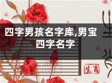 四字男孩名字库,男宝四字名字