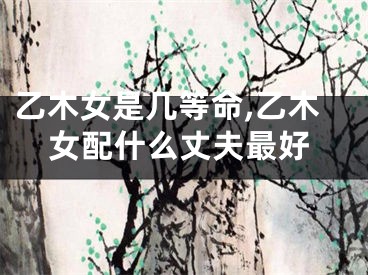 乙木女是几等命,乙木女配什么丈夫最好